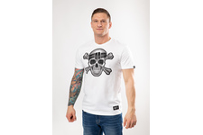 Koszulka Pit Bull Skull Wear '21 - Biała