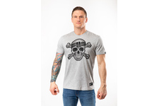 Koszulka Pit Bull Skull Wear '21 - Szara