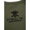 Koszulka Pit Bull Skull Wear '21 - Oliwkowa