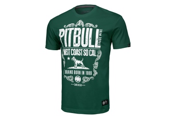Koszulka Pit Bull Cal. Republic'20 - Ciemnozielona