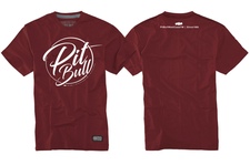 Koszulka Pit Bull PB Inside'20 - Bordowa