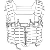 kamizelka taktyczna Direct Action TEMPEST CHEST RIG - Cordura - adaptive green