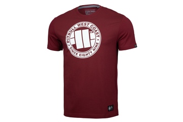 Koszulka Pit Bull Chest Logo'20 - Bordowa