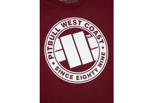 Koszulka Pit Bull Chest Logo'20 - Bordowa