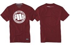 Koszulka Pit Bull Chest Logo'20 - Bordowa