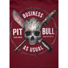 Koszulka Pit Bull Business As Usual'20 - Bordowa