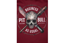Koszulka Pit Bull Business As Usual'20 - Bordowa