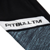 Leginsy sportowe damskie Pit Bull Performance Pro Plus - Czarne/Turkusowe