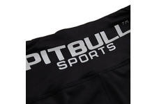 Leginsy sportowe damskie Pit Bull Performance Pro Plus - Czarne/Turkusowe