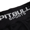 Leginsy sportowe damskie Pit Bull Performance Pro Plus - Czarne/Koralowe