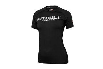 Rashguard termoaktywny damski Pit Bull Performance Pro Plus - Czarny