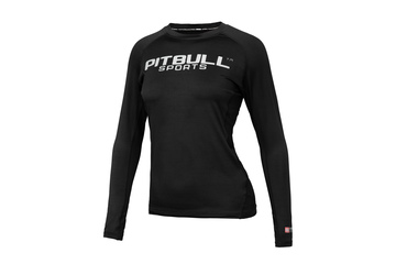 Rashguard termoaktywny damski L-S Pit Bull Performance Pro Plus - Czarny