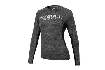 Rashguard termoaktywny damski L-S Pit Bull Performance Pro Plus - Grafitowy