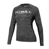 Rashguard termoaktywny damski L-S Pit Bull Performance Pro Plus - Grafitowy