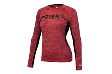 Rashguard termoaktywny damski L-S Pit Bull Performance Pro Plus - Koralowy