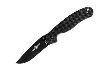 Nóż ontario rat 1 linerlock carbonfiber black