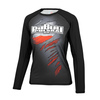 Rashguard termoaktywny damski L-S Pit Bull Mesh Performance Pro Plus Polska - Czarny