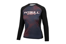 Rashguard termoaktywny damski L-S Pit Bull Mesh Performance Pro Plus Iron Logo - Czarny