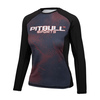 Rashguard termoaktywny damski L-S Pit Bull Mesh Performance Pro Plus Iron Logo - Czarny