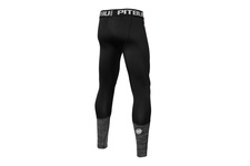 Leginsy sportowe Pit Bull Performance Pro Plus - Czarne/Grafitowe