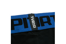 Leginsy sportowe Pit Bull Performance Pro Plus - Czarne/Niebieskie