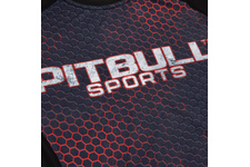 Rashguard termoaktywny Pit Bull Mesh Performance Pro Plus Iron Logo - Czarny