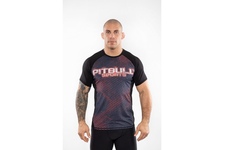 Rashguard termoaktywny Pit Bull Mesh Performance Pro Plus Iron Logo - Czarny