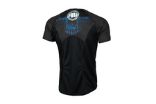 Rashguard termoaktywny Pit Bull Mesh Performance Pro Plus Blue Skull - Czarny