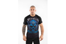 Rashguard termoaktywny Pit Bull Mesh Performance Pro Plus Blue Skull - Czarny