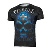 Rashguard termoaktywny Pit Bull Mesh Performance Pro Plus Blue Skull - Czarny