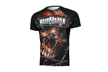 Rashguard termoaktywny Pit Bull Mesh Performance Pro Plus Wired Skull - Czarny