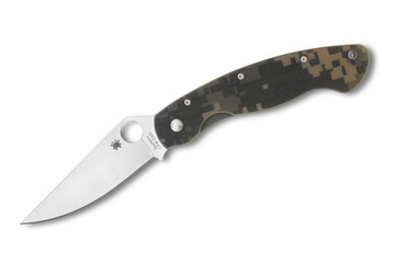 Nóż Spyderco C36GPCMO Military Plain Edge Camo G-10