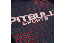 Rashguard termoaktywny L-S Pit Bull Mesh Performance Pro Plus Iron Logo - Czarny