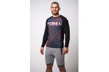 Rashguard termoaktywny L-S Pit Bull Mesh Performance Pro Plus Iron Logo - Czarny