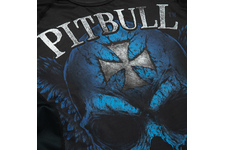 Rashguard termoaktywny L-S Pit Bull Mesh Performance Pro Plus Blue Skull - Czarny