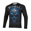 Rashguard termoaktywny L-S Pit Bull Mesh Performance Pro Plus Blue Skull - Czarny