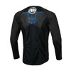 Rashguard termoaktywny L-S Pit Bull Mesh Performance Pro Plus Blue Skull - Czarny