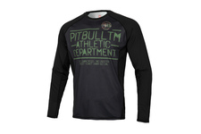 Rashguard termoaktywny L-S Pit Bull Mesh Performance Pro Plus Woodland Logo - Czarny