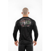 Rashguard termoaktywny L-S Pit Bull Mesh Performance Pro Plus Woodland Logo - Czarny