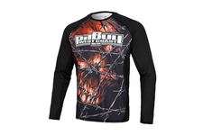 Rashguard termoaktywny L-S Pit Bull Mesh Performance Pro Plus Wired Skull - Czarny