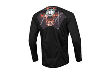 Rashguard termoaktywny L-S Pit Bull Mesh Performance Pro Plus Wired Skull - Czarny