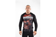 Rashguard termoaktywny L-S Pit Bull Mesh Performance Pro Plus Wired Skull - Czarny