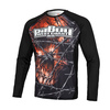 Rashguard termoaktywny L-S Pit Bull Mesh Performance Pro Plus Wired Skull - Czarny