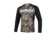 Rashguard termoaktywny L-S Pit Bull Mesh Performance Pro Plus Woodland Boxing - Czarny