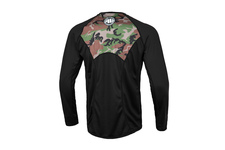 Rashguard termoaktywny L-S Pit Bull Mesh Performance Pro Plus Woodland Boxing - Czarny