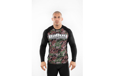 Rashguard termoaktywny L-S Pit Bull Mesh Performance Pro Plus Woodland Boxing - Czarny