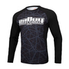 Rashguard termoaktywny L-S Pit Bull Mesh Performance Pro Plus Dark Ray - Czarny