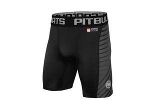 Spodenki kompresyjne Pit Bull Performance Pro Plus  - Grafitowe/Czarne