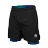 Spodenki sportowe Pit Bull Mesh Performance Pro Plus - Czarne/Niebieskie