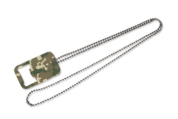 Otwieracz do butelek MIL-TEC DOG TAG Digital Desert